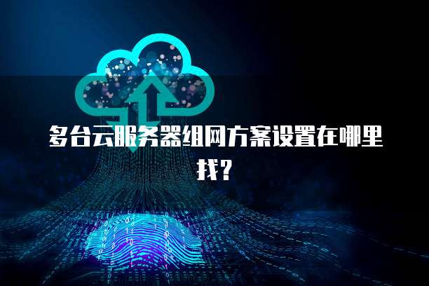 多台云服务器组网方案设置在哪里找？