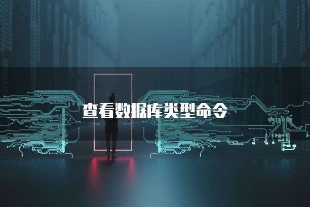 查看数据库类型命令