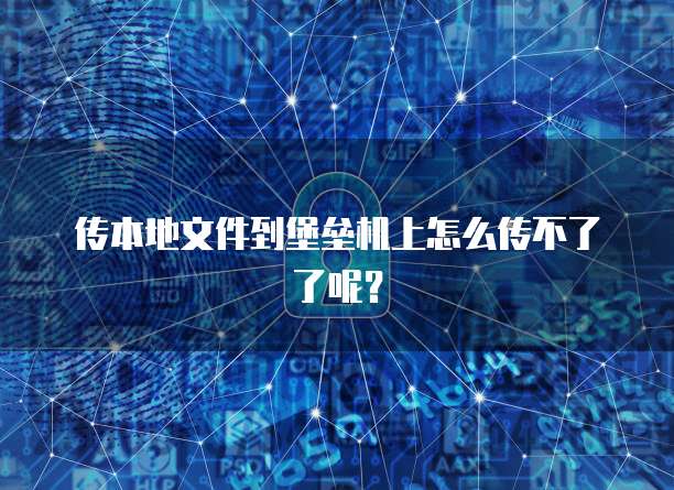 传本地文件到堡垒机上怎么传不了了呢？