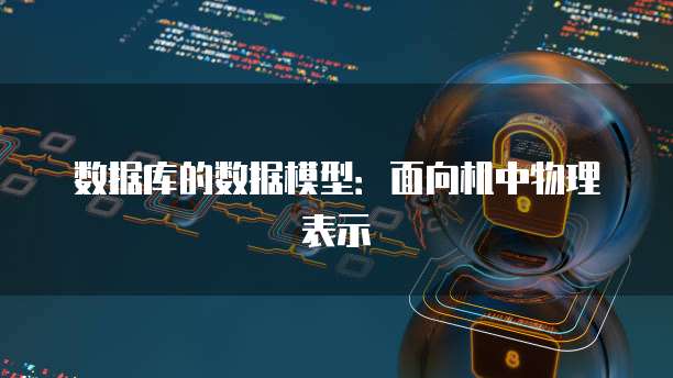 数据库的数据模型：面向机中物理表示
