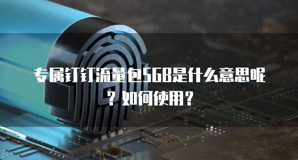 专属钉钉流量包5GB是什么意思呢？如何使用？