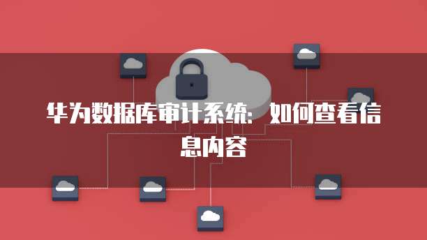 华为数据库审计系统：如何查看信息内容