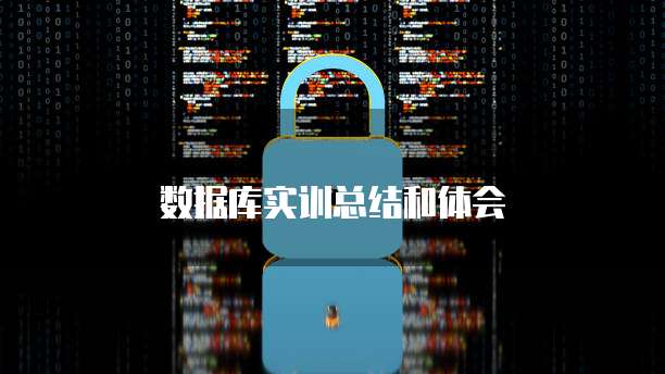 数据库实训总结和体会