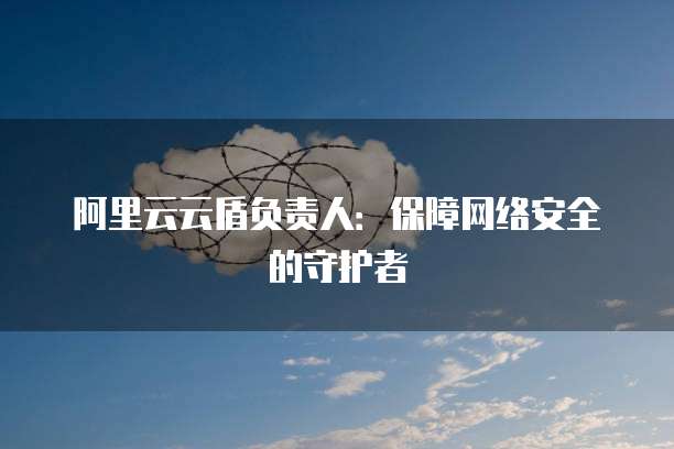 阿里云云盾负责人：保障网络安全的守护者