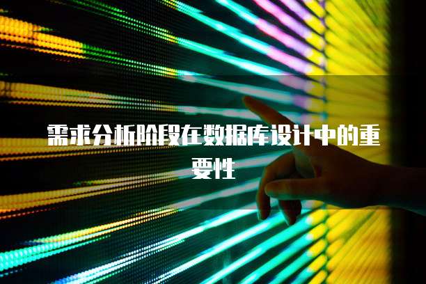 需求分析阶段在数据库设计中的重要性