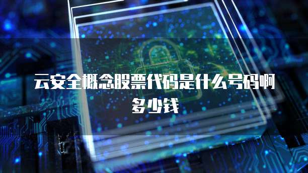云安全概念股票代码是什么号码啊多少钱