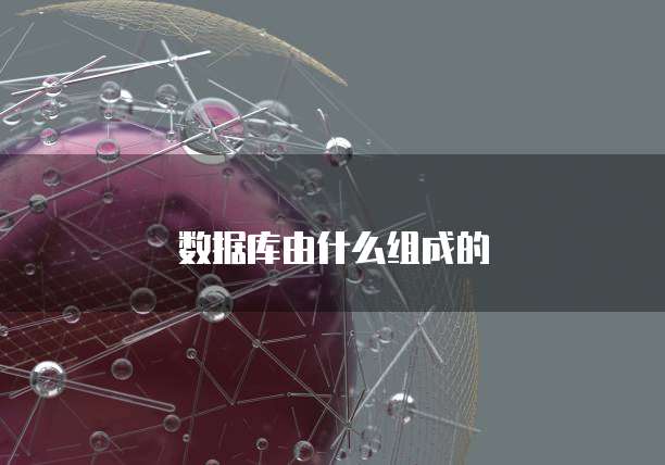 数据库由什么组成的