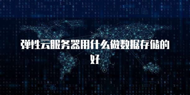 弹性云服务器用什么做数据存储的好