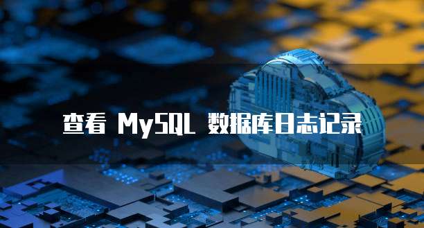 查看 MySQL 数据库日志记录