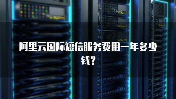 阿里云国际短信服务费用一年多少钱？