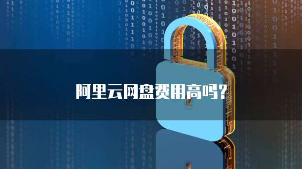 阿里云网盘费用高吗？