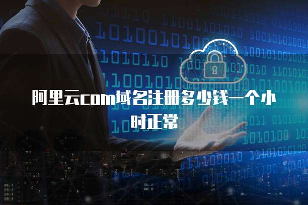 阿里云com域名注册多少钱一个小时正常