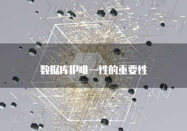 数据库IP唯一性的重要性