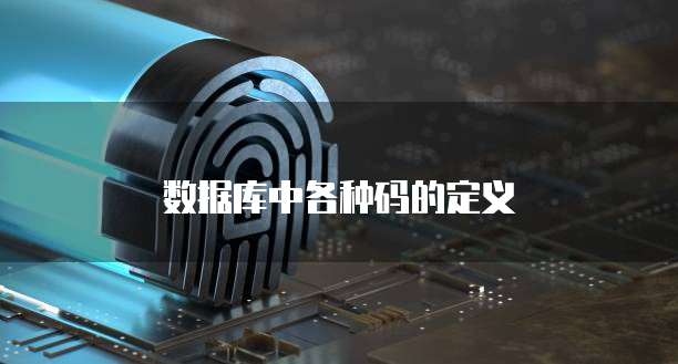 数据库中各种码的定义