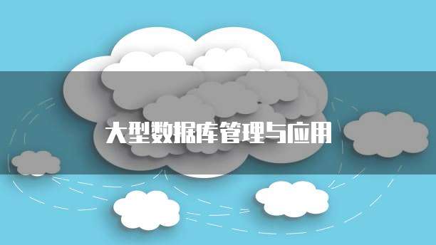 大型数据库管理与应用