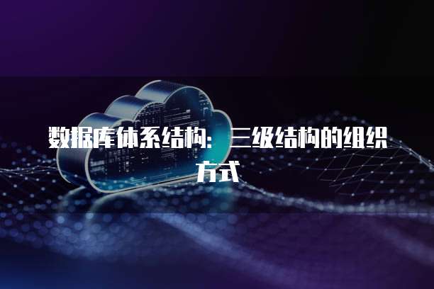 数据库体系结构：三级结构的组织方式