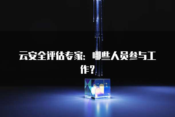 云安全评估专家：哪些人员参与工作？