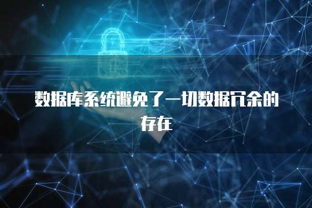 数据库系统避免了一切数据冗余的存在