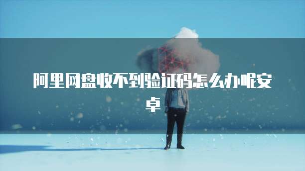 阿里网盘收不到验证码怎么办呢安卓