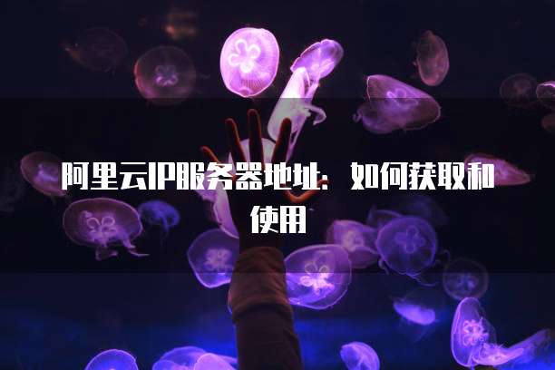 阿里云IP服务器地址：如何获取和使用
