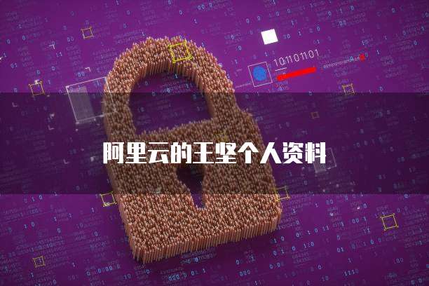 阿里云的王坚个人资料