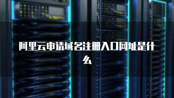 阿里云申请域名注册入口网址是什么