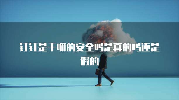 钉钉是干嘛的安全吗是真的吗还是假的