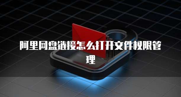 阿里网盘链接怎么打开文件权限管理