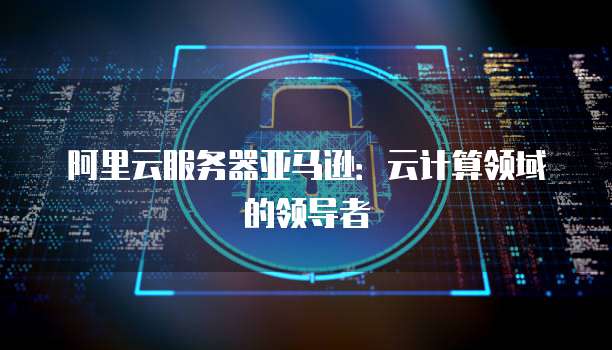 阿里云服务器亚马逊：云计算领域的领导者