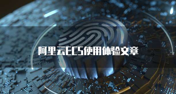 阿里云ECS使用体验文章
