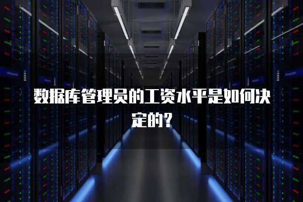 数据库管理员的工资水平是如何决定的？