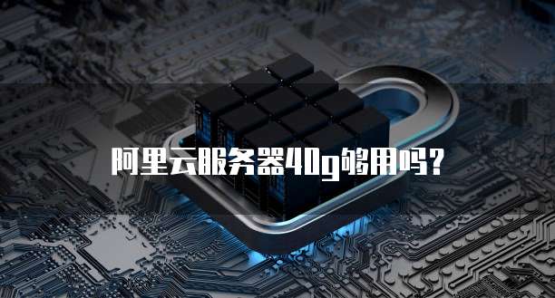 阿里云服务器40g够用吗？