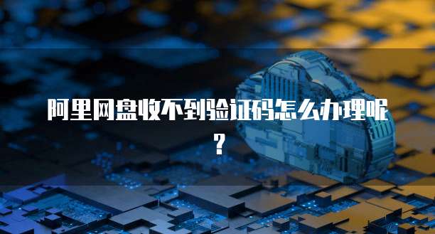 阿里网盘收不到验证码怎么办理呢？