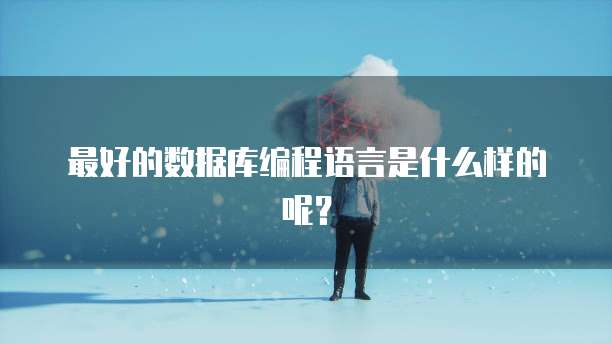 最好的数据库编程语言是什么样的呢？