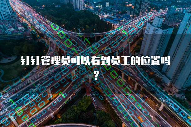 钉钉管理员可以看到员工的位置吗？
