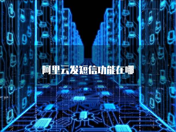 阿里云发短信功能在哪