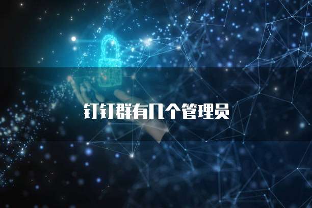 钉钉群有几个管理员