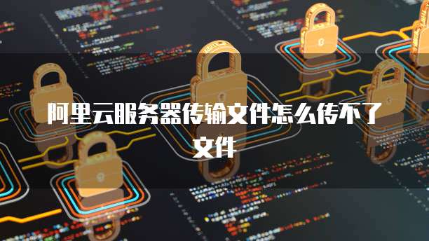 阿里云服务器传输文件怎么传不了文件