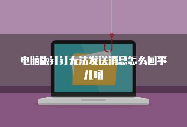 电脑版钉钉无法发送消息怎么回事儿呀