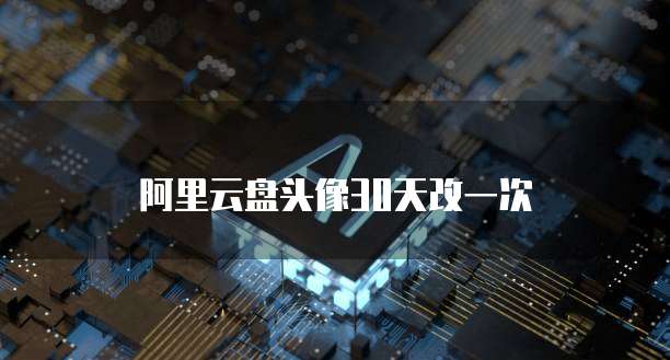 阿里云盘头像30天改一次