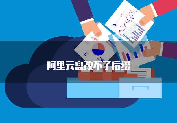 阿里云盘改不了后缀