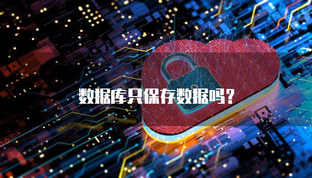数据库只保存数据吗？