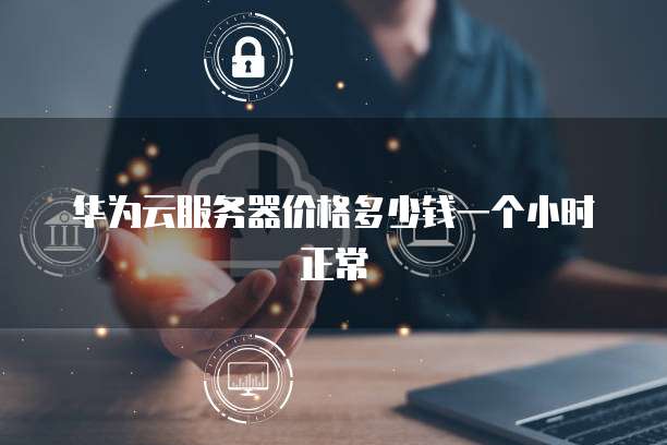 华为云服务器价格多少钱一个小时正常