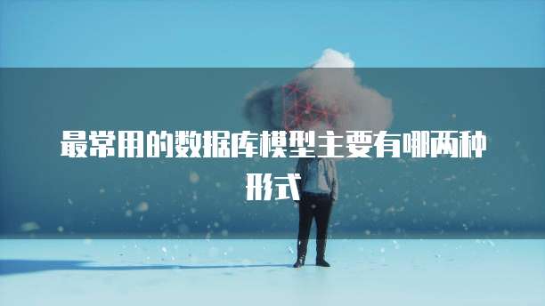 最常用的数据库模型主要有哪两种形式