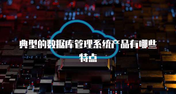 典型的数据库管理系统产品有哪些特点