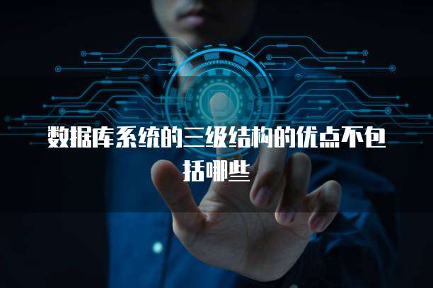 数据库系统的三级结构的优点不包括哪些