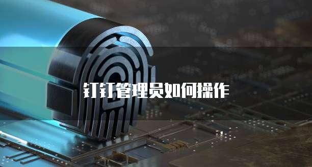 钉钉管理员如何操作