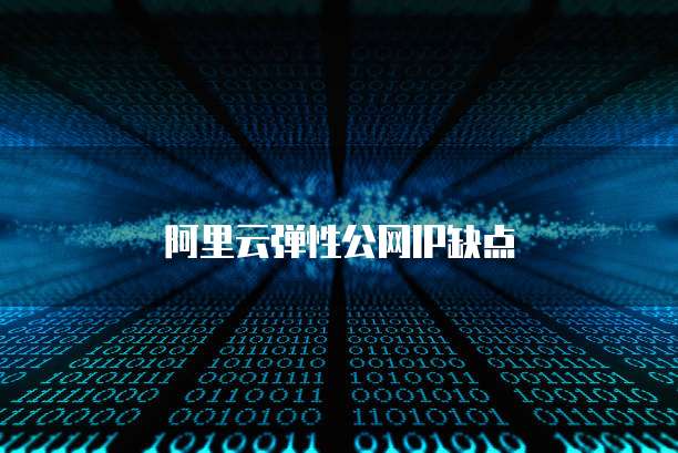 阿里云弹性公网IP缺点