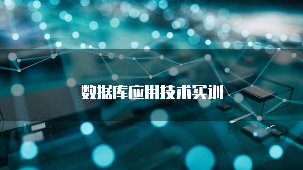 数据库应用技术实训