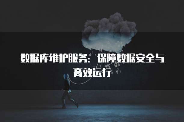 数据库维护服务：保障数据安全与高效运行
